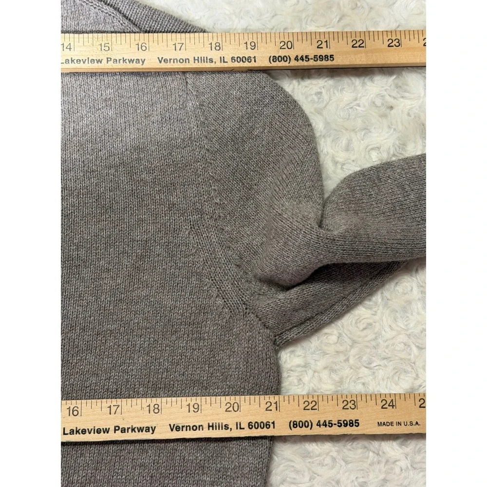 Old Navy‎ Mens Turtleneck Sweater Large Tall Brown Heathered Cotton Blend Knit